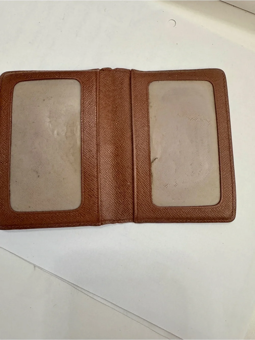 Louis Vuitton Monogram Canvas Card & Key Holder in Brown and Gold